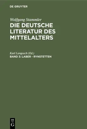 Stammler / Langosch |  Laber - Rynstetten | eBook | Sack Fachmedien