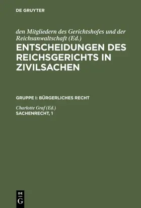 Graf |  Sachenrecht, 1 | eBook | Sack Fachmedien