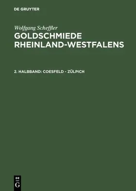 Scheffler |  Coesfeld - Zülpich | eBook | Sack Fachmedien