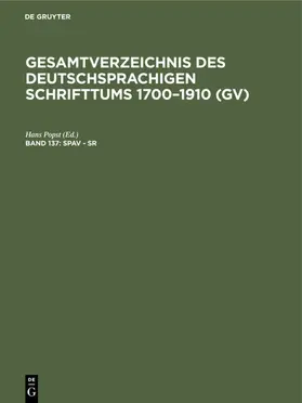 Popst |  Spav - Sr | eBook | Sack Fachmedien