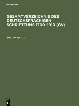 Schmuck / Gorzny / Geils |  Zek - Zz | eBook | Sack Fachmedien
