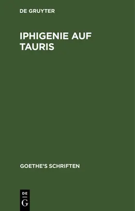 Goethe |  Iphigenie auf Tauris | eBook | Sack Fachmedien