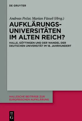 Pecar / Pecar / Füssel |  Aufklärungsuniversitäten im Alten Reich? | eBook | Sack Fachmedien