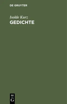 Kurz |  Gedichte | eBook | Sack Fachmedien