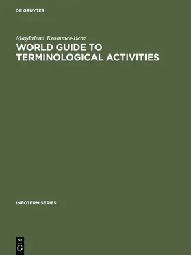 Krommer-Benz |  World guide to terminological activities | eBook | Sack Fachmedien