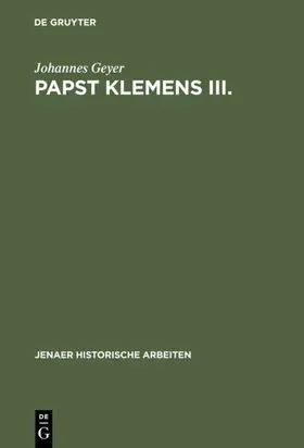 Geyer |  Papst Klemens III. | eBook | Sack Fachmedien