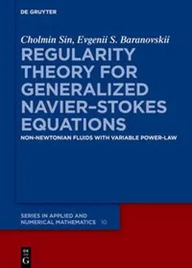 Sin / Baranovskii | Regularity Theory for Generalized Navier–Stokes Equations | E-Book | sack.de