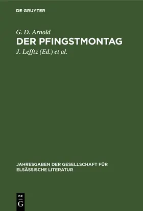 Arnold / Lefftz / Marckwald |  Der Pfingstmontag | eBook | Sack Fachmedien