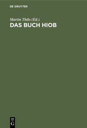 Thilo |  Das Buch Hiob | eBook | Sack Fachmedien