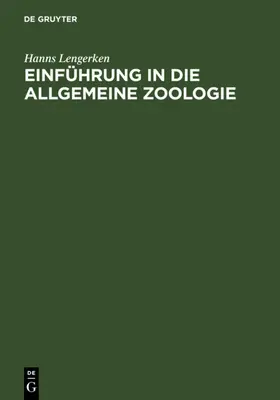 Lengerken |  Einführung in die allgemeine Zoologie | eBook | Sack Fachmedien