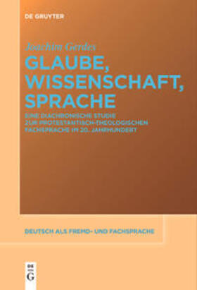 Gerdes |  Glaube, Wissenschaft, Sprache | Buch |  Sack Fachmedien