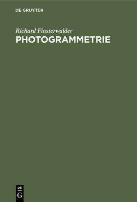 Finsterwalder |  Photogrammetrie | eBook | Sack Fachmedien
