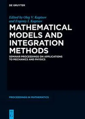 Kaptsov |  Mathematical Models and Integration Methods | eBook | Sack Fachmedien