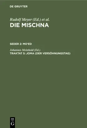 Meinhold |  Joma (Der Versöhnungstag) | eBook | Sack Fachmedien