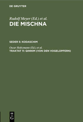 Holtzmann / Beer |  Qinnim (Von den Vogelopfern) | eBook | Sack Fachmedien