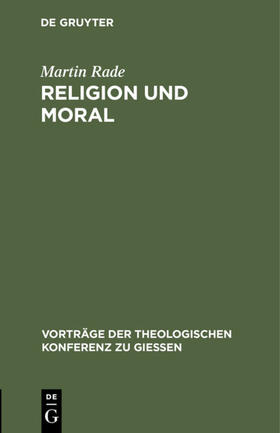 Rade |  Religion und Moral | eBook | Sack Fachmedien