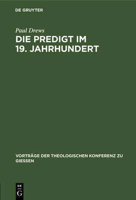 Drews | Die Predigt im 19. Jahrhundert | E-Book | sack.de