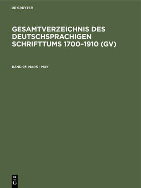 Schmuck / Gorzny / Geils |  Mark - May | eBook | Sack Fachmedien