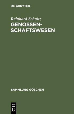 Schultz |  Genossenschaftswesen | eBook | Sack Fachmedien