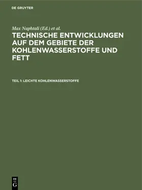 Naphtali / Croner |  Leichte Kohlenwasserstoffe | eBook | Sack Fachmedien