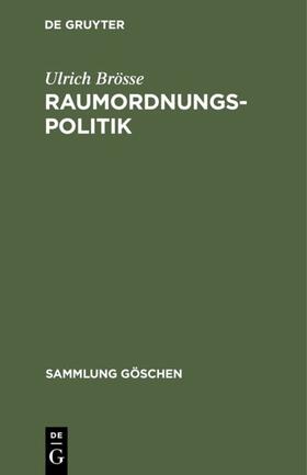 Brösse |  Raumordnungspolitik | eBook | Sack Fachmedien