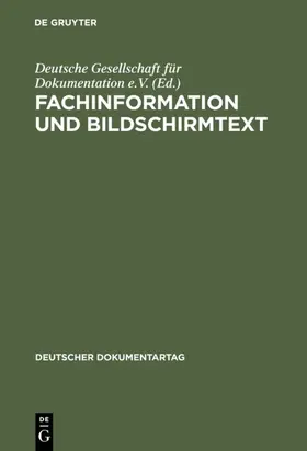 Strohl-Goebel |  Fachinformation und Bildschirmtext | eBook | Sack Fachmedien