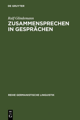 Glindemann |  Zusammensprechen in Gesprächen | eBook | Sack Fachmedien