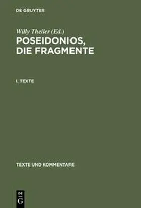 Theiler | Poseidonios, die Fragmente | Medienkombination | 978-3-11-161016-0 | sack.de