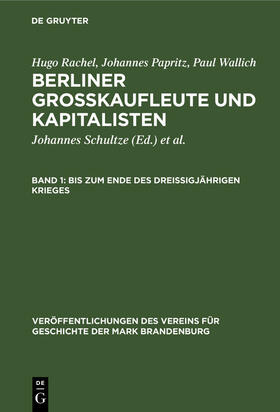 Schultze / Rachel / Wallich |  Bis zum Ende des Dreißigjährigen Krieges | eBook | Sack Fachmedien