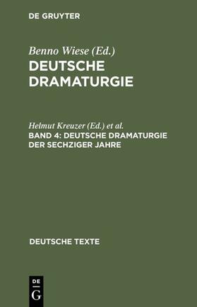 Kreuzer / Seibert |  Deutsche Dramaturgie der Sechziger Jahre | eBook | Sack Fachmedien