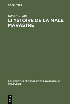 Runte |  Li Ystoire de la male marastre | eBook | Sack Fachmedien