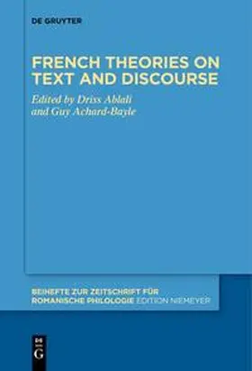 Achard-Bayle / Ablali |  French theories on text and discourse | Buch |  Sack Fachmedien