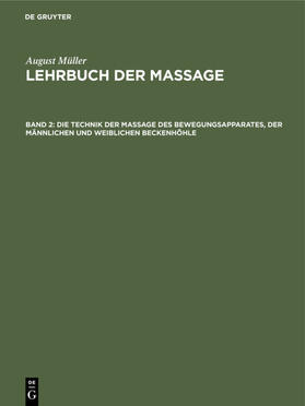 Müller |  Die Technik der Massage des Bewegungsapparates, der männlichen und weiblichen Beckenhöhle | eBook | Sack Fachmedien