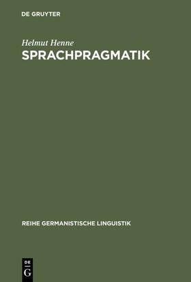 Henne | Sprachpragmatik | E-Book | sack.de