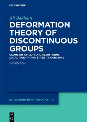 Baklouti |  Deformation Theory of Discontinuous Groups | Buch |  Sack Fachmedien