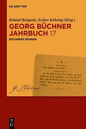 Borgards / Köhring | Büchners Bühnen | Buch | 978-3-11-163641-2 | sack.de