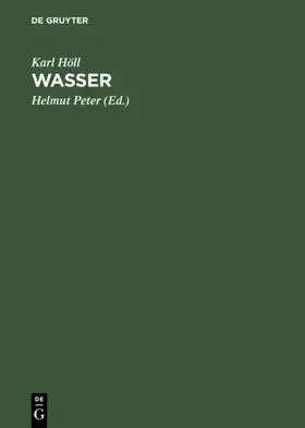 Höll / Peter |  Wasser | eBook | Sack Fachmedien