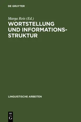 Reis |  Wortstellung und Informationsstruktur | eBook | Sack Fachmedien