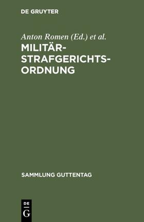 Romen / Rissom |  Militärstrafgerichtsordnung | eBook | Sack Fachmedien