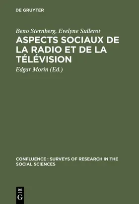 Sternberg / Sullerot / Morin |  Aspects sociaux de la radio et de la télévision | eBook | Sack Fachmedien