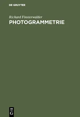 Finsterwalder |  Photogrammetrie | eBook | Sack Fachmedien