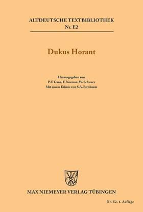 Ganz / Norman / Schwarz | Dukus Horant | E-Book | sack.de