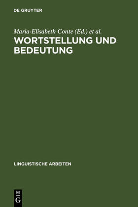 Conte / Ramat |  Wortstellung und Bedeutung | eBook | Sack Fachmedien