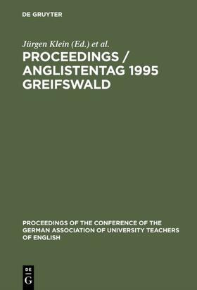 Klein / Dirk |  Proceedings / Anglistentag 1995 Greifswald | eBook | Sack Fachmedien