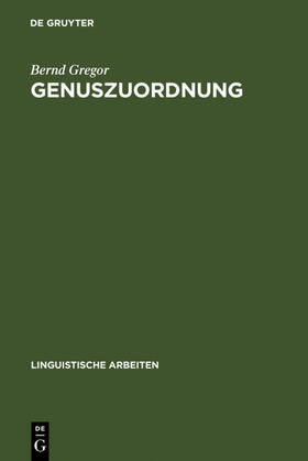 Gregor |  Genuszuordnung | eBook | Sack Fachmedien