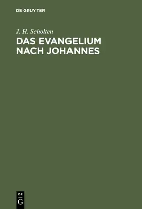 Scholten |  Das Evangelium nach Johannes | eBook | Sack Fachmedien