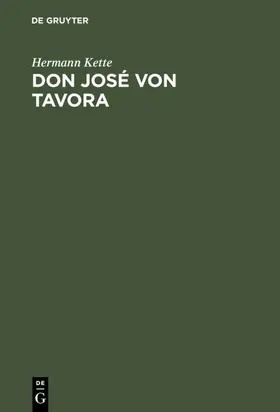 Kette |  Don José von Tavora | eBook | Sack Fachmedien