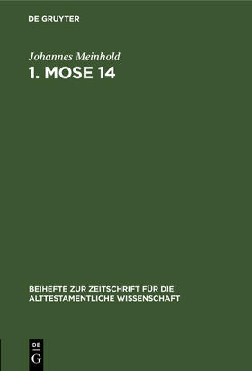 Meinhold |  1. Mose 14 | eBook | Sack Fachmedien