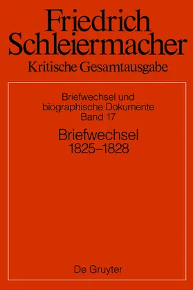 Gerber / Koch / Schmidt |  Briefwechsel 1825–1828 | Buch |  Sack Fachmedien