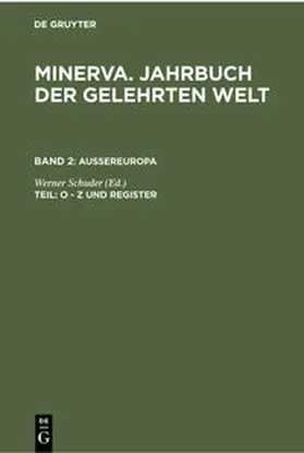 Schuder |  O - Z und Register | Buch |  Sack Fachmedien